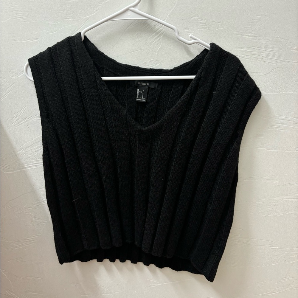 Forever 21 Black Vest